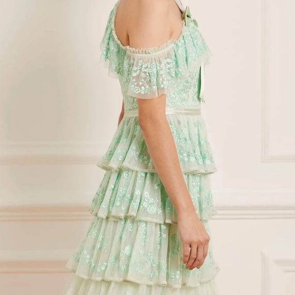 BHLDN Needle & Thread Dress size US 8 $780 - Picture 9 of 12